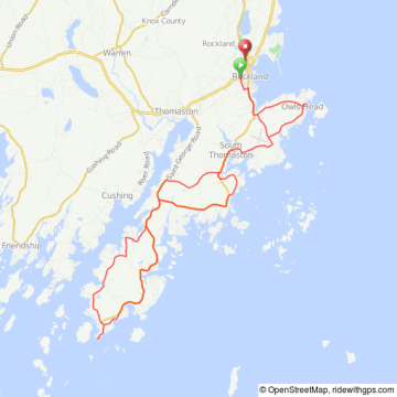 Rockland Maine Lobster bike ride