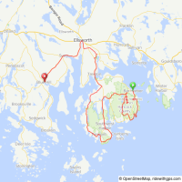 Coastal Maine cycling tour