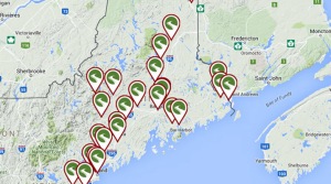 Bicycle trails in Maine